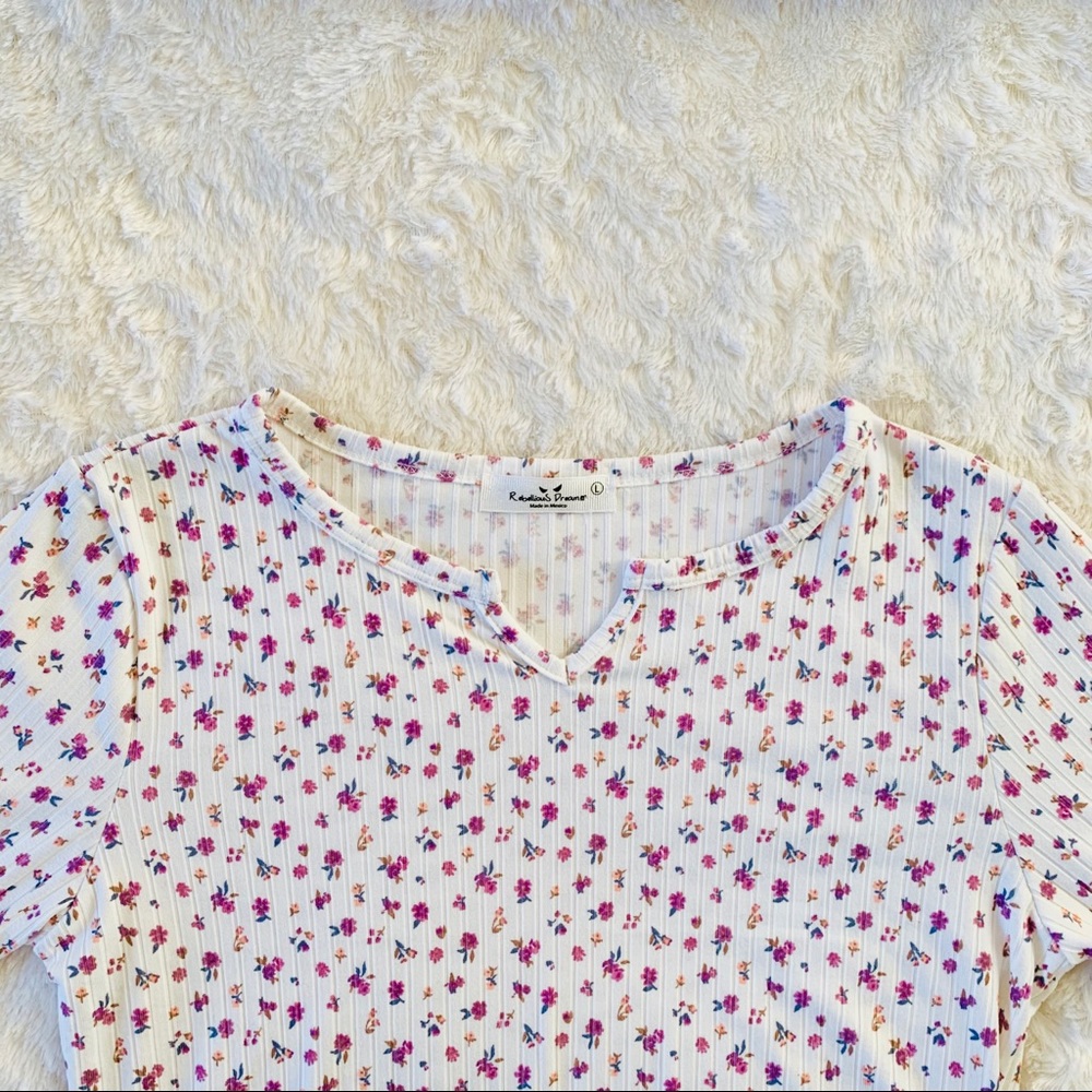 ♡ Rebellious Dreamer Floral Long Sleeve